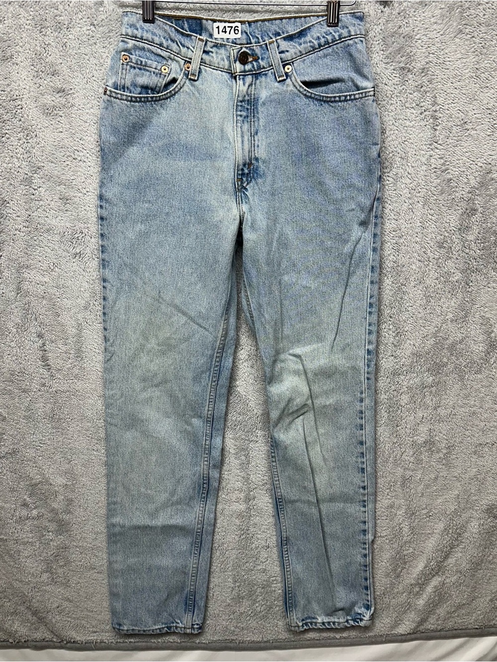 Levi’s 512 Slim Fit Straight Jeans Light Wash 100% Cotton Vintage Women’s 8 JR 9